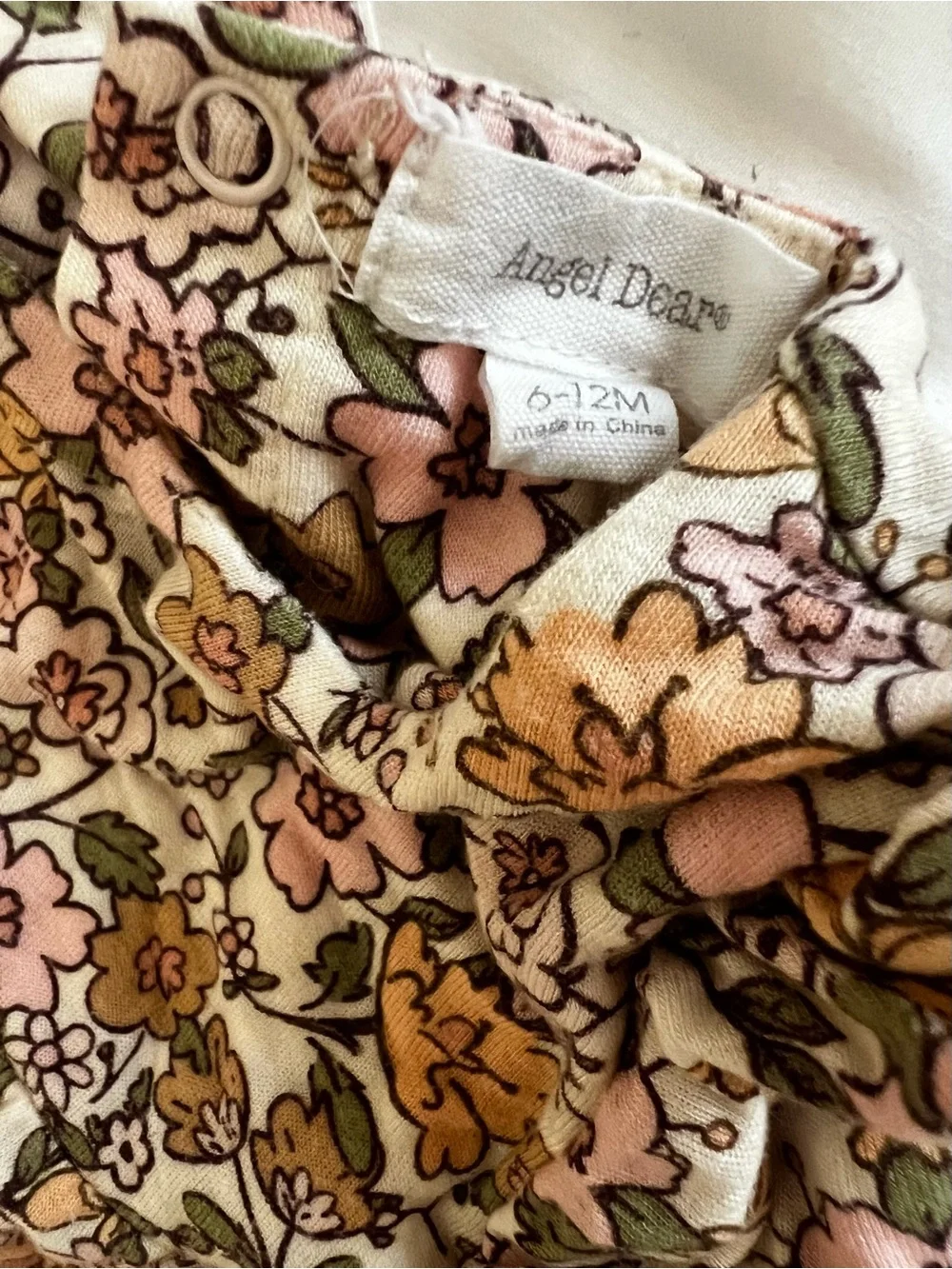 Angel Dear - Bamboo Floral Onesie